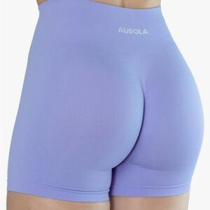 AUROLA SCRUNCH BUTT ENHANCING BOOTY SHORT LAVENDER SIZE M